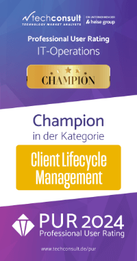 Badge: Champion in der Kategorie Client Lifecycle Management