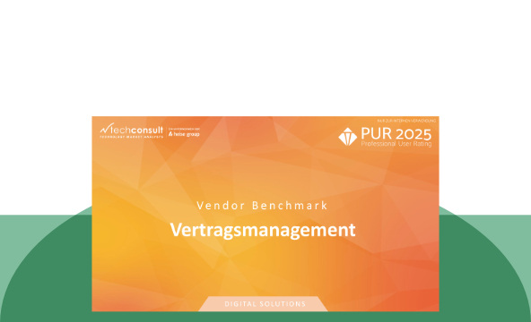 Unabhängige Anbieterbewertung von 28 Vertragsmanagement Lösungen in 13 Unterkategorien mit ca. 60 Anbieter-/Lösungskriterien für Ihre Providerauswahl