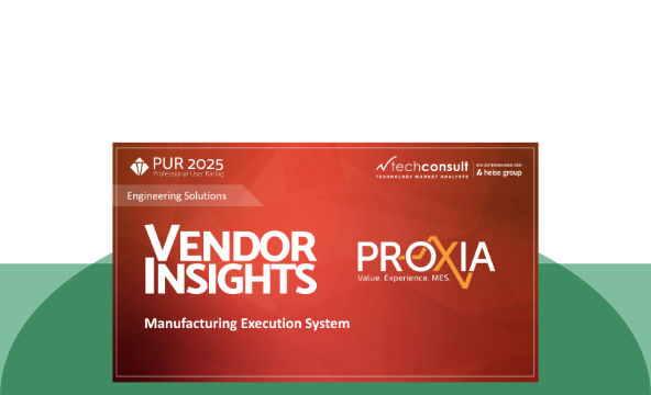 Vendor Insights MES PROXIA