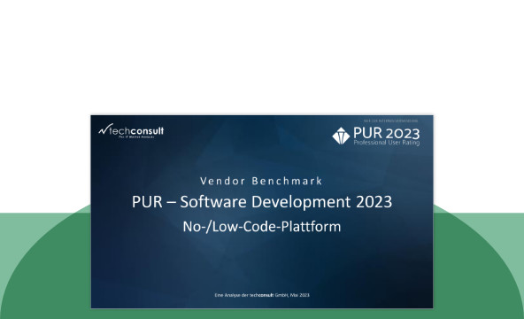 PUR – Software Development 2023: No-/Low-Code-Plattform