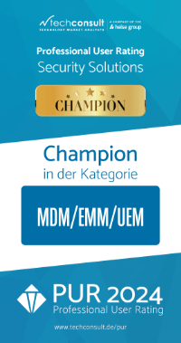 Badge: Champion in der Kategorie MDM/EMM/UEM